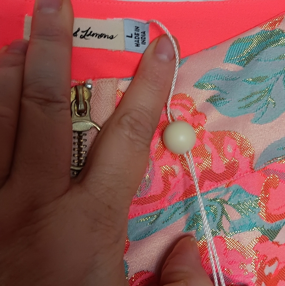 For Love & Lemons Jackpot Capri Pants Floral L NWT  Stunning - Picture 4 of 8